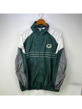 Vintage Starter Green Bay Packers Windbreaker Jacket XL